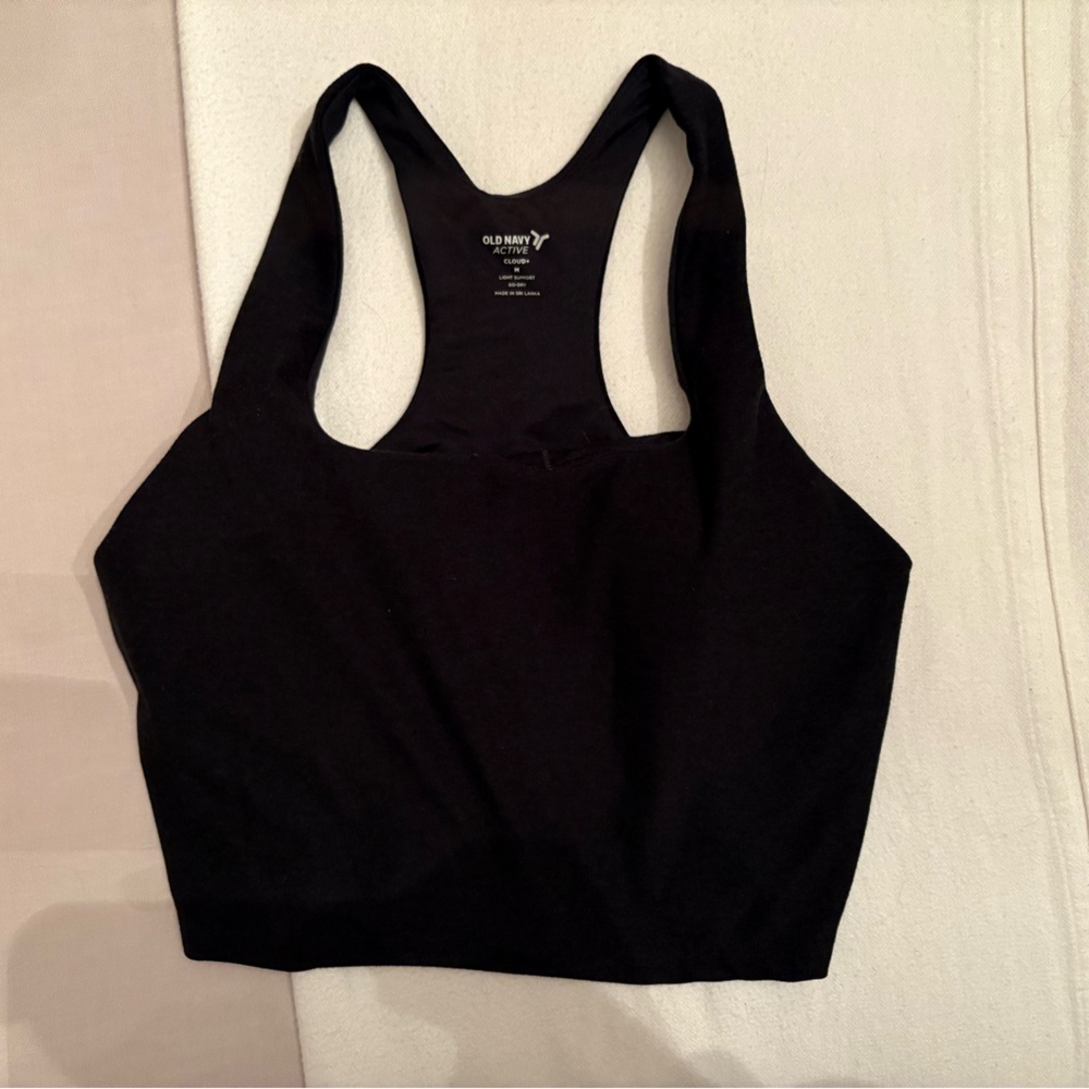 old navy racer back workout top